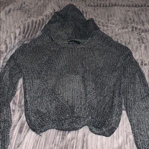 Olive green soft material sweater/shirt